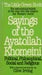 Sayings of the Ayatollah Khomeini - Oskola Antikvárium