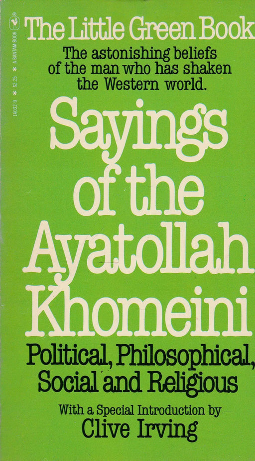 Sayings of the Ayatollah Khomeini - Oskola Antikvárium