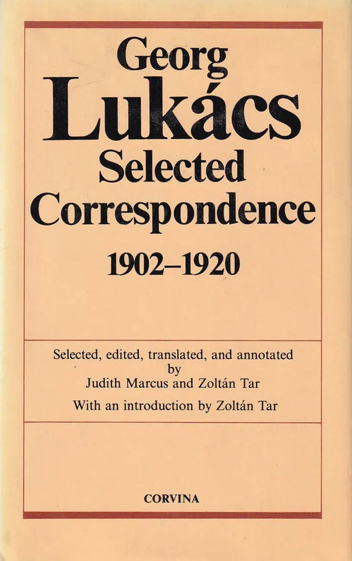 Selected Correspondence 1902 - 1920 - Oskola Antikvárium