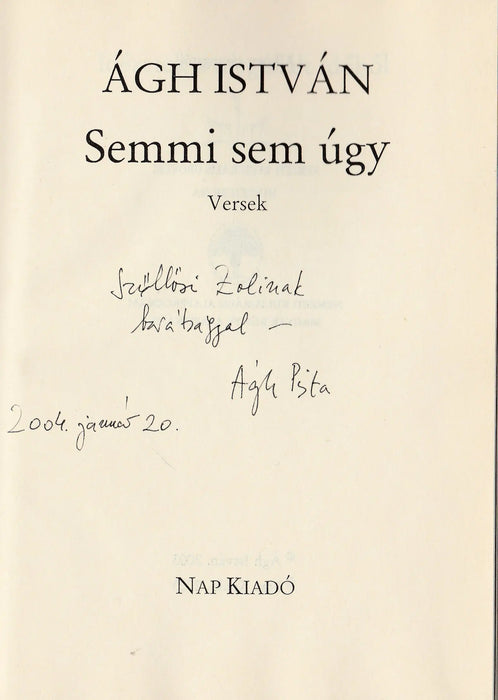 Semmi sem úgy - Oskola Antikvárium