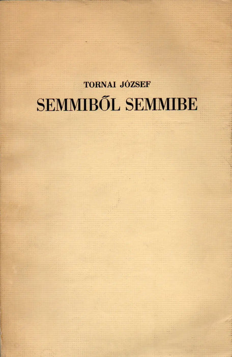 Semmiből semmibe - Oskola Antikvárium