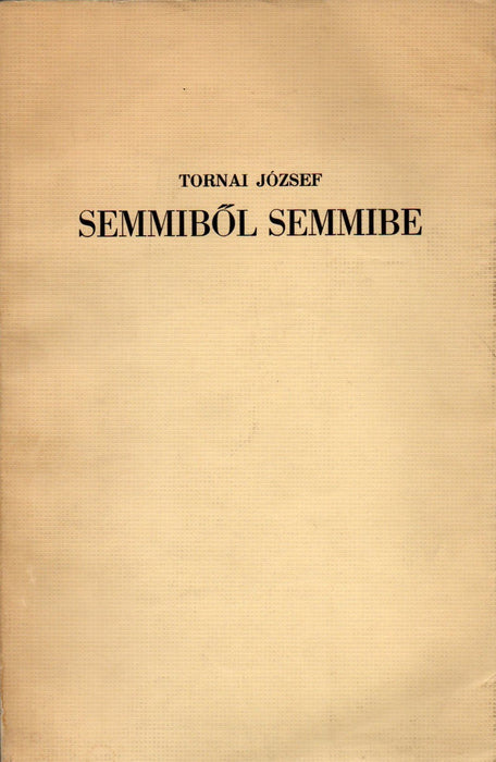 Semmiből semmibe - Oskola Antikvárium