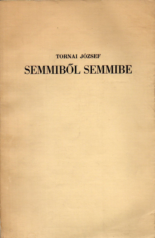 Semmiből semmibe - Oskola Antikvárium