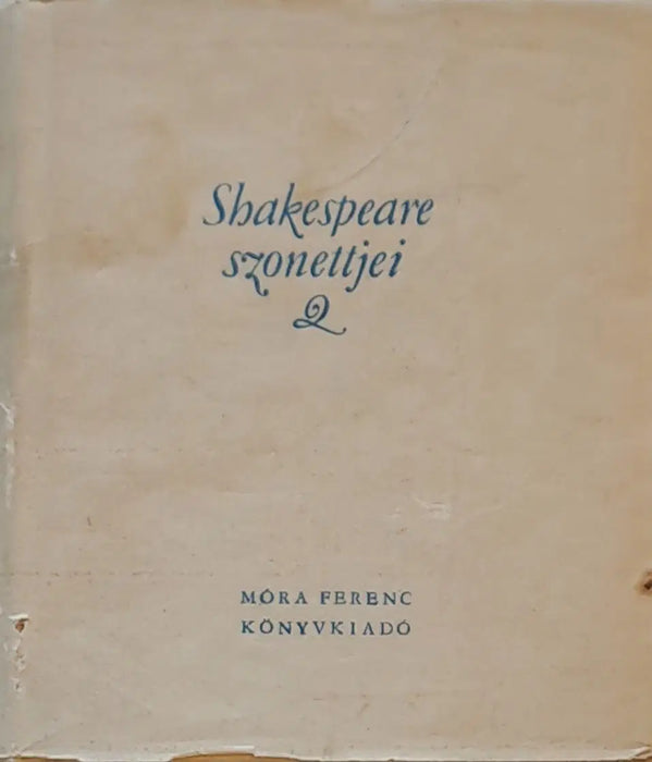 Shakespeare szonettjei - Oskola Antikvárium