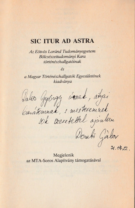 Sic Itur ad Astra 1990. 1 - 2. 5 - 6. szám - Oskola Antikvárium