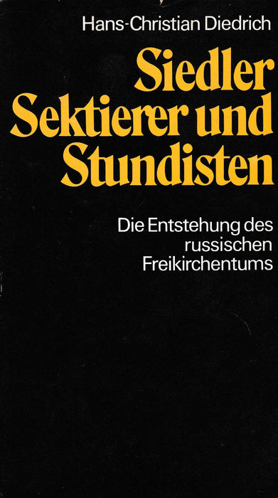 Siedler Sektierer und Stundisten - Oskola Antikvárium