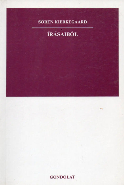 Sören Kierkegaard írásaiból - Oskola Antikvárium