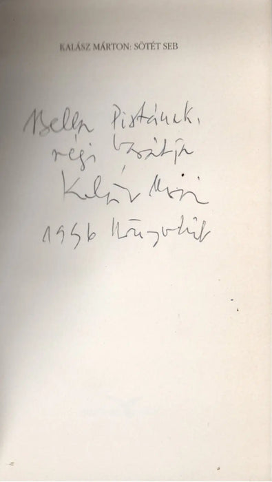 Sötét seb - Oskola Antikvárium
