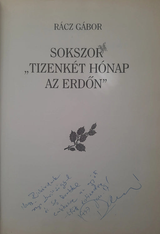 Sokszor "Tizenkét hónap az erdőn" - Oskola Antikvárium