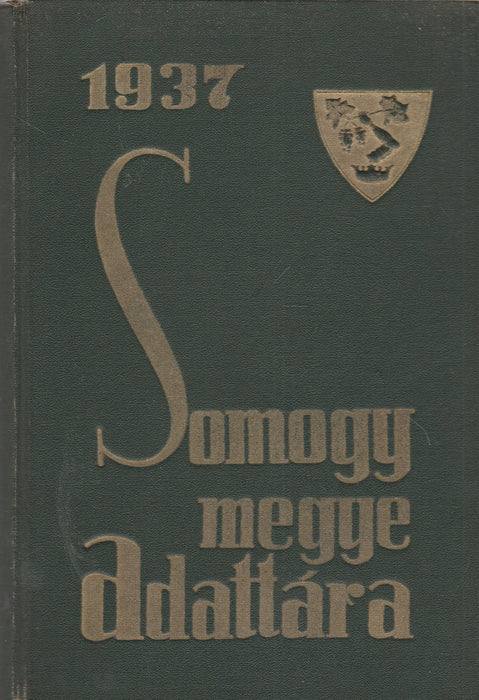Somogy megye adattára 1937. - Oskola Antikvárium