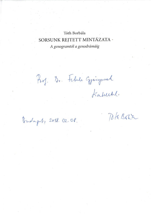Sorsunk rejtett mintázata - Oskola Antikvárium