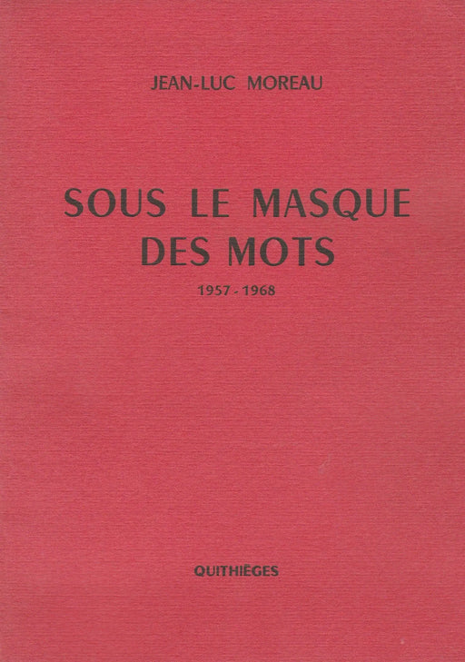 Sous le masque des mots - Oskola Antikvárium