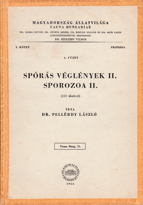 Spórás véglények II. - Sporozoa II. - Oskola Antikvárium