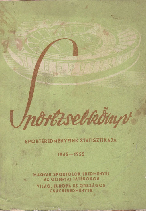 Sportzsebkönyv - 1956 - Oskola Antikvárium