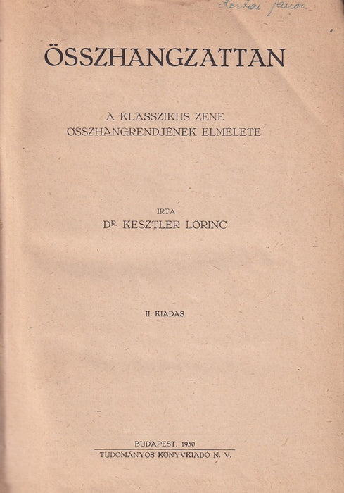 Összhangzattan