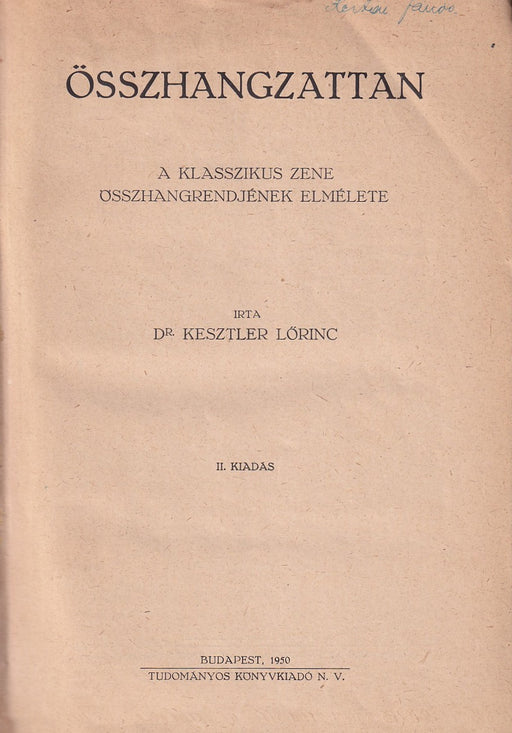Összhangzattan