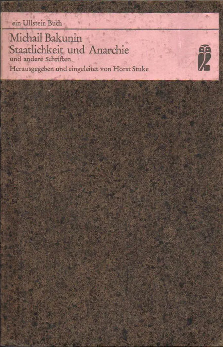 Staatlichkeit und Anarchie - Oskola Antikvárium