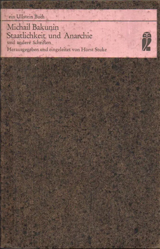 Staatlichkeit und Anarchie - Oskola Antikvárium