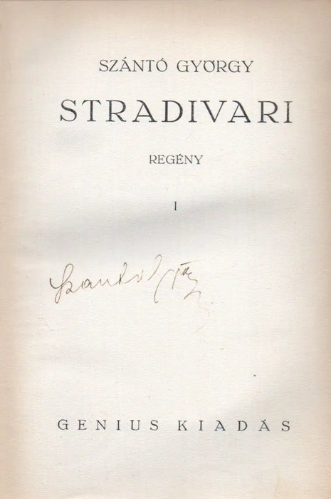 Stradivari I - II. - Oskola Antikvárium