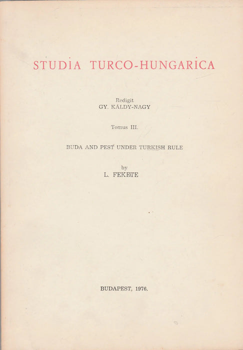Studia Turco - Hungarica II. - Oskola Antikvárium