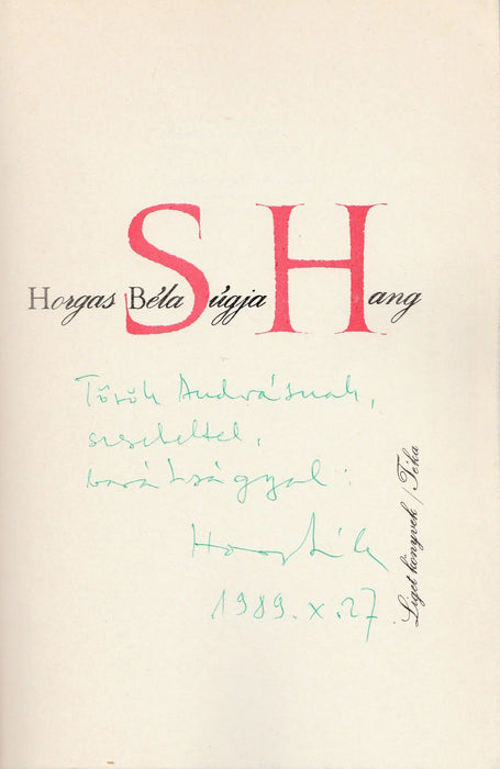 Súgja Hang - Oskola Antikvárium