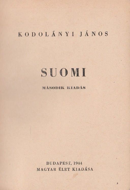 Suomi - Oskola Antikvárium