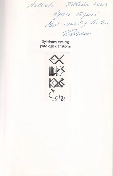 Sykdomslaere og patologisk anatomi - Oskola Antikvárium
