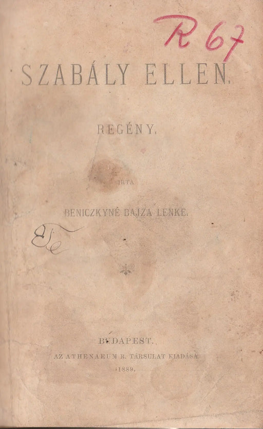 Szabály ellen - Oskola Antikvárium
