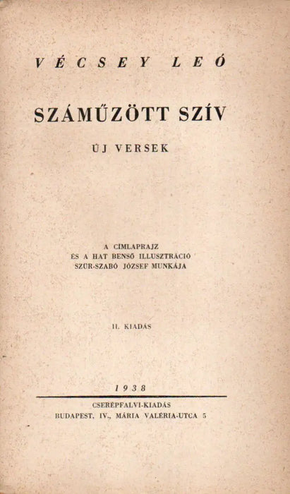 Száműzött szív - Oskola Antikvárium