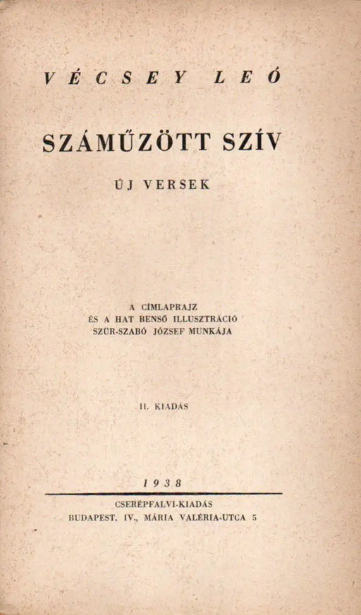 Száműzött szív - Oskola Antikvárium
