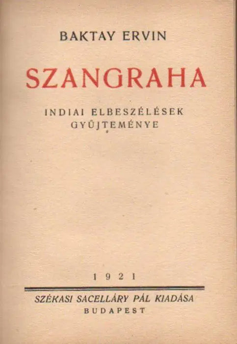 Szangraha - Oskola Antikvárium