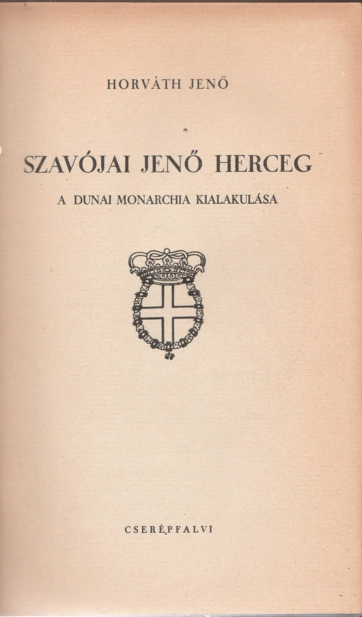 Szavójai Jenő herceg - Oskola Antikvárium