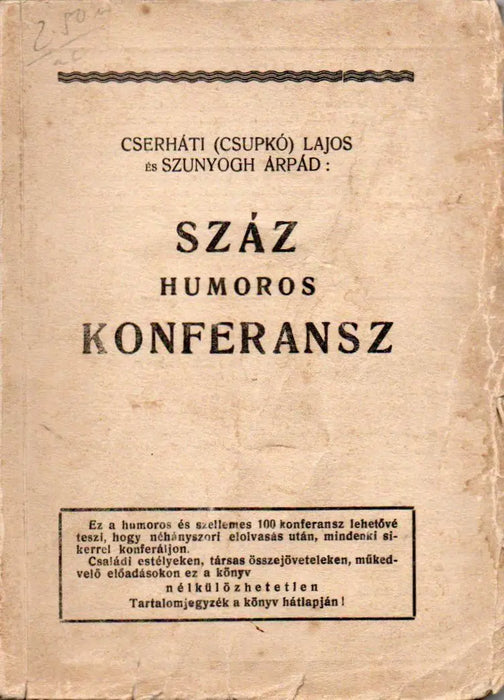 Száz humoros konferansz - Oskola Antikvárium