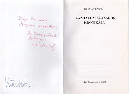 Százhalom százados krónikája - Oskola Antikvárium