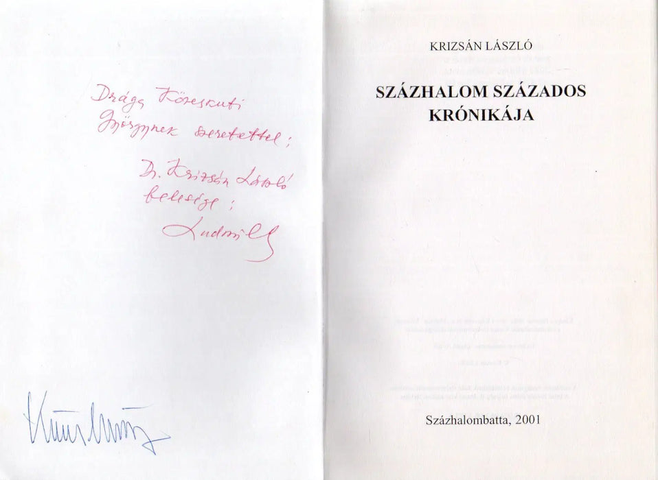 Százhalom százados krónikája - Oskola Antikvárium