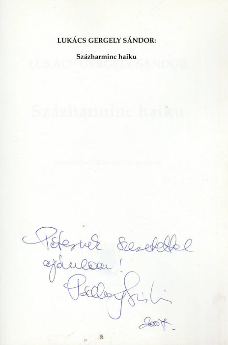Százharminc haiku - Oskola Antikvárium