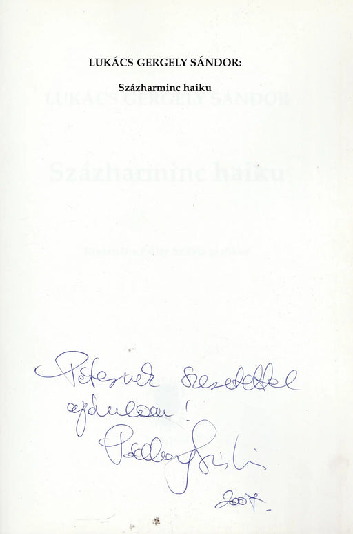 Százharminc haiku - Oskola Antikvárium