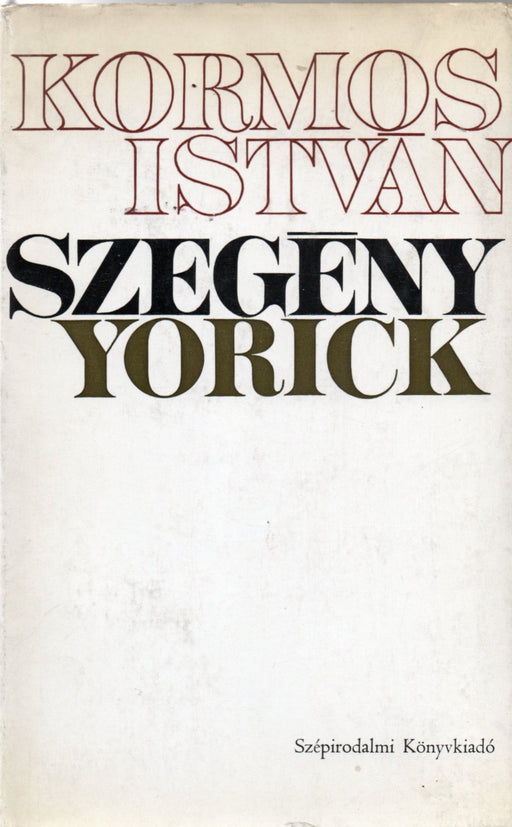 Szegény Yorick - Oskola Antikvárium