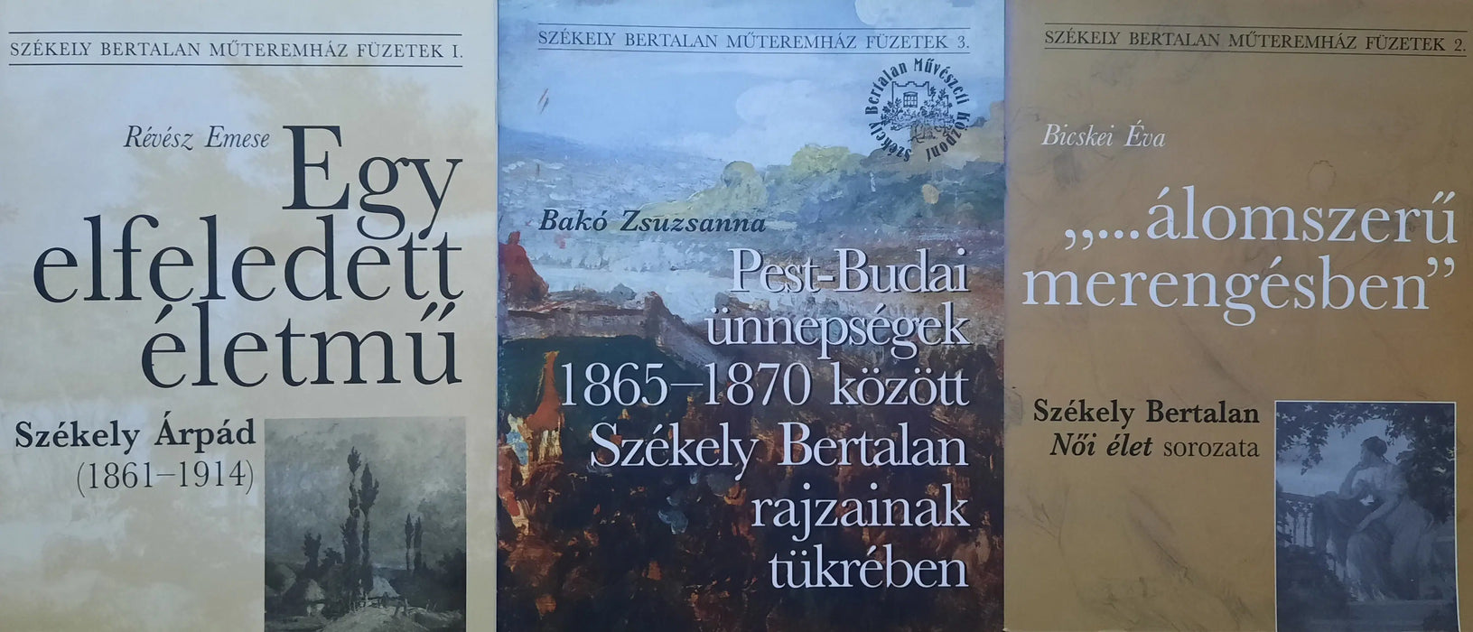 Székely Bertalan Műteremház Füzetek 1 - 3. - Oskola Antikvárium