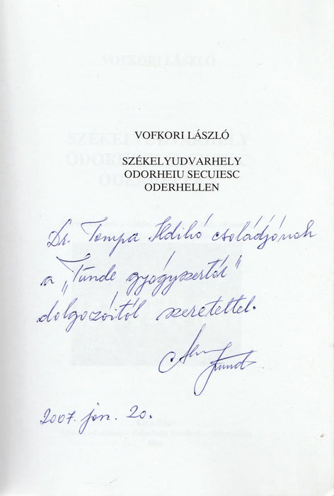 Székelyudvarhely - Odorheiu Secuiesc - Oderhellen - Oskola Antikvárium