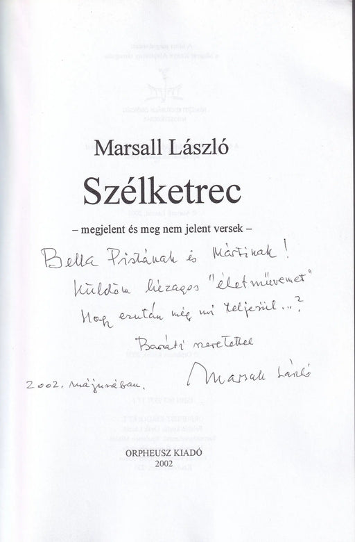 Szélketrec - Oskola Antikvárium