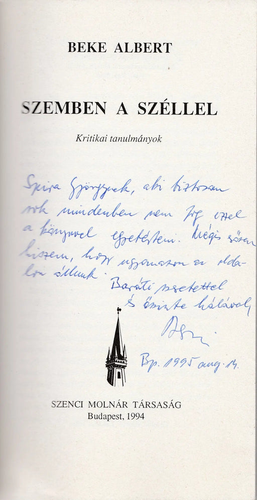 Szemben a széllel - Oskola Antikvárium
