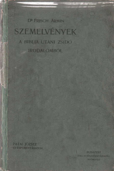 Szemelvények a Biblia utáni zsidó irodalomból - Oskola Antikvárium