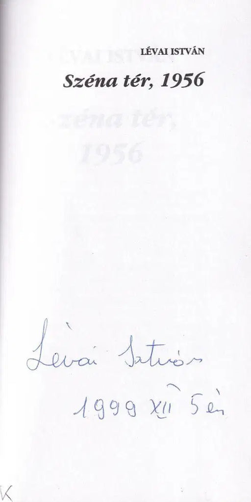 Széna tér, 1956 - Oskola Antikvárium