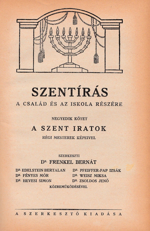 Szentírás III - IV. - Oskola Antikvárium