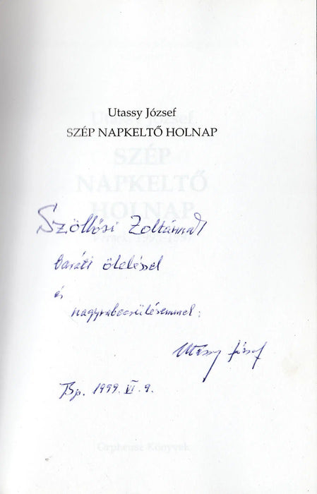 Szép napkeltő holnap - Oskola Antikvárium