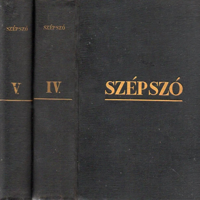 Szép Szó IV - V. 1937 - Oskola Antikvárium