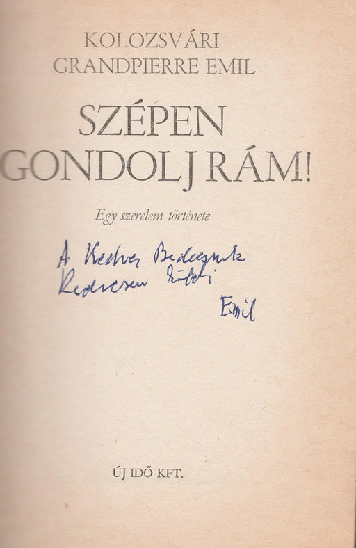 Szépen gondolj rám! - Oskola Antikvárium