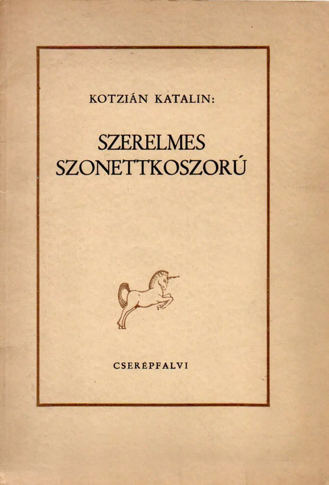 Szerelmes szonettkoszorú - Oskola Antikvárium
