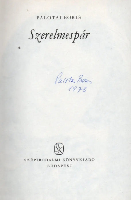 Szerelmespár - Oskola Antikvárium